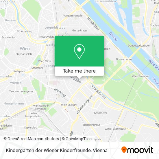 Kindergarten der Wiener Kinderfreunde map