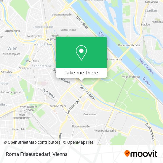 Roma Friseurbedarf map