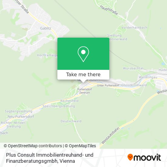 Plus Consult Immobilientreuhand- und Finanzberatungsgmbh map