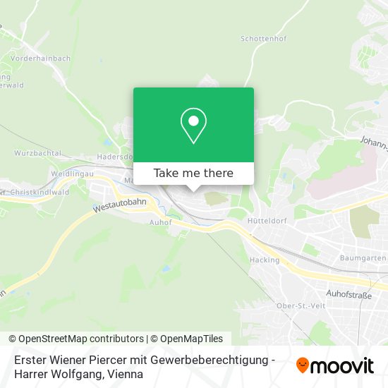 Erster Wiener Piercer mit Gewerbeberechtigung - Harrer Wolfgang map