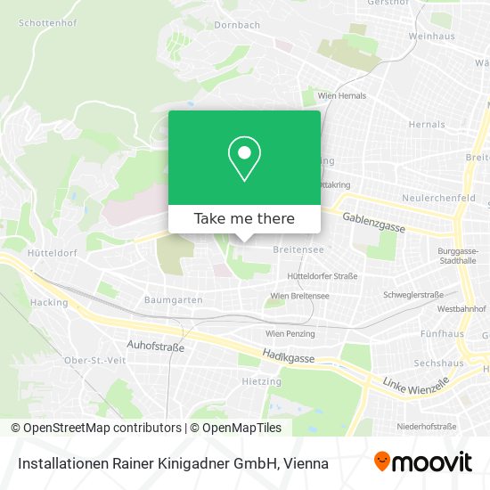 Installationen Rainer Kinigadner GmbH map