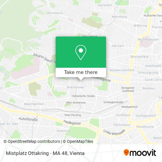 Mistplatz Ottakring - MA 48 map