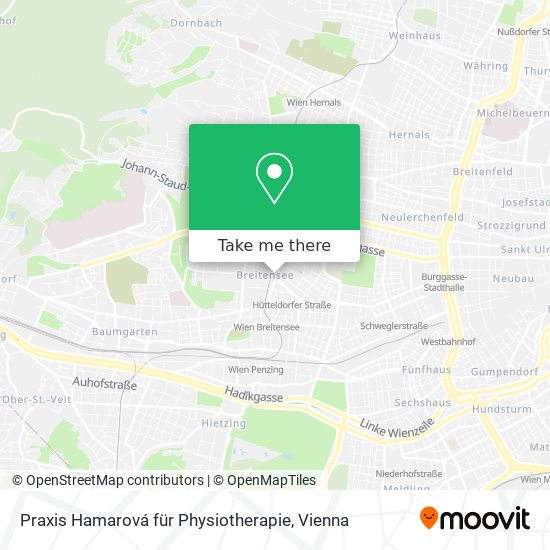 Praxis Hamarová für Physiotherapie map
