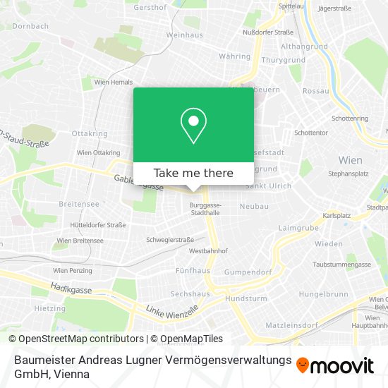 Baumeister Andreas Lugner Vermögensverwaltungs GmbH map