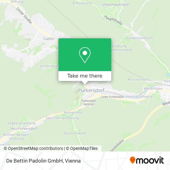 De Bettin Padolin GmbH map