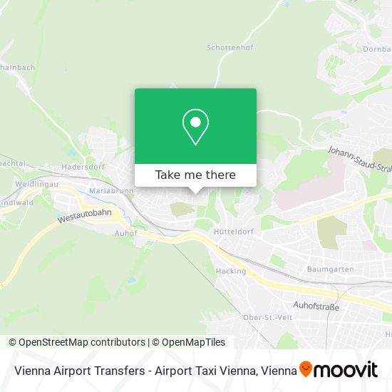 Vienna Airport Transfers - Airport Taxi Vienna map