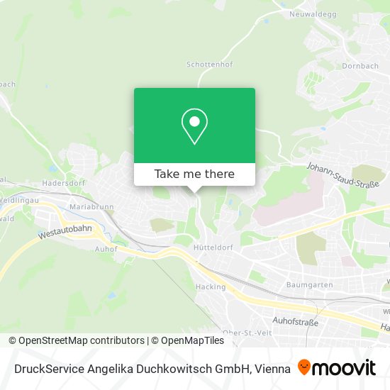 DruckService Angelika Duchkowitsch GmbH map