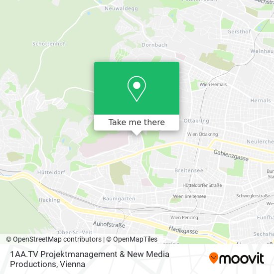 1AA.TV Projektmanagement & New Media Productions map