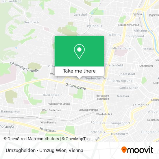 Umzughelden - Umzug Wien map