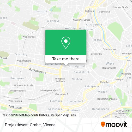 Projektinvest GmbH map