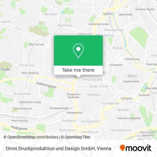 Omni Druckproduktion und Design GmbH map