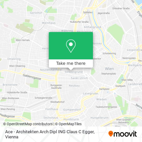 Ace - Architekten Arch Dipl ING Claus C Egger map