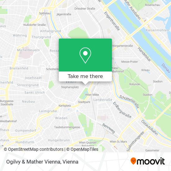 Ogilvy & Mather Vienna map