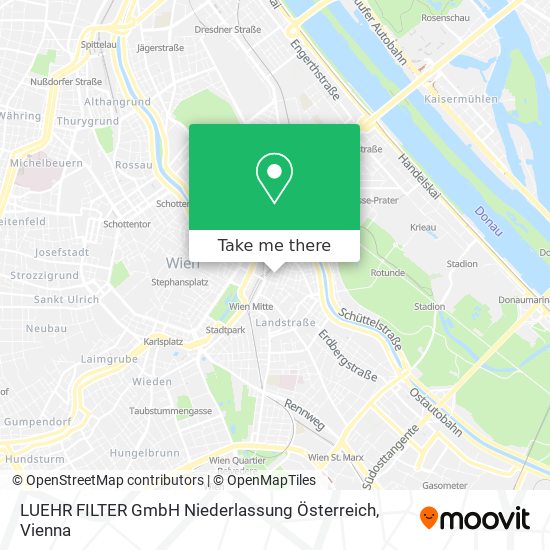 LUEHR FILTER GmbH Niederlassung Österreich map