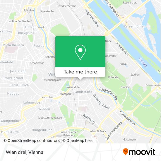 Wien drei map