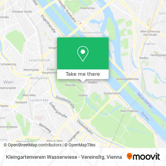 Kleingartenverein Wasserwiese - Vereinsltg map