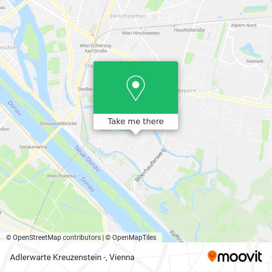 Adlerwarte Kreuzenstein - map