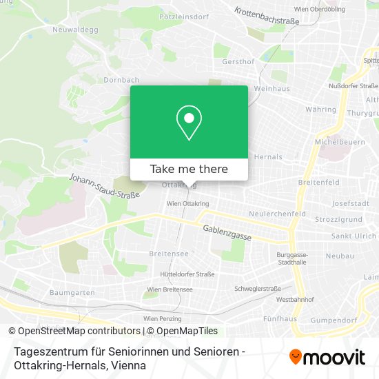 Tageszentrum für Seniorinnen und Senioren - Ottakring-Hernals map