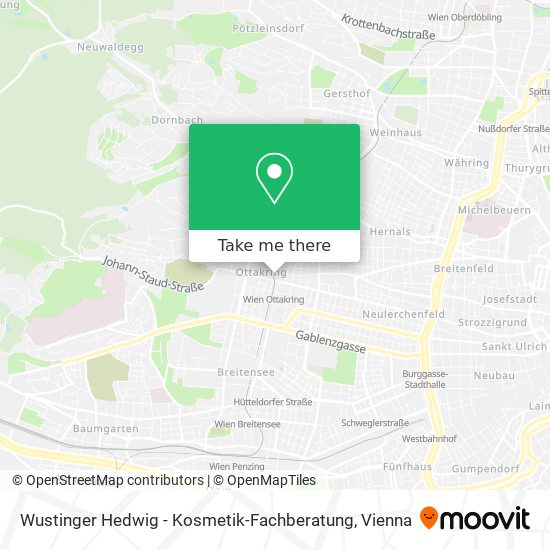 Wustinger Hedwig - Kosmetik-Fachberatung map