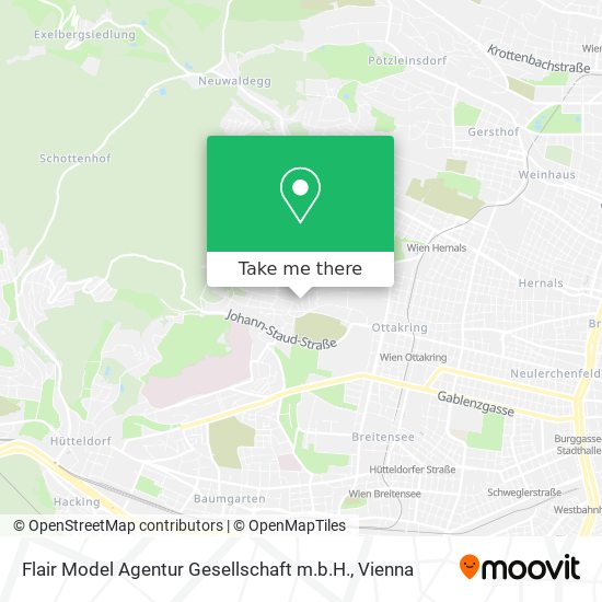 Flair Model Agentur Gesellschaft m.b.H. map