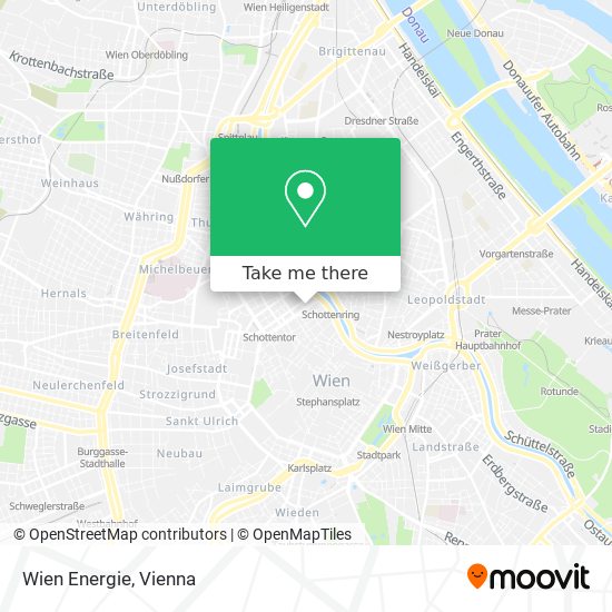 Wien Energie map