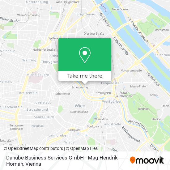 Danube Business Services GmbH - Mag Hendrik Homan map