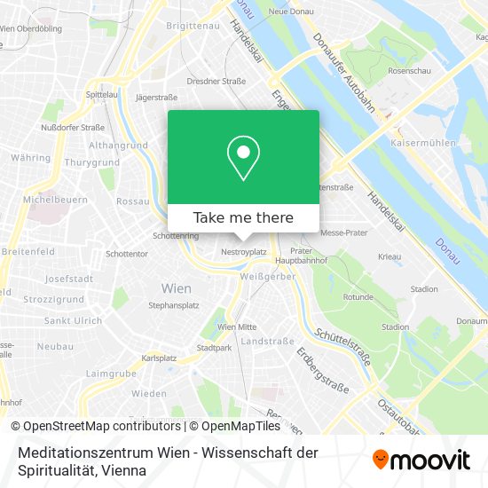 Meditationszentrum Wien - Wissenschaft der Spiritualität map