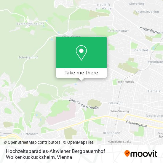 Hochzeitsparadies-Altwiener Bergbauernhof Wolkenkuckucksheim map