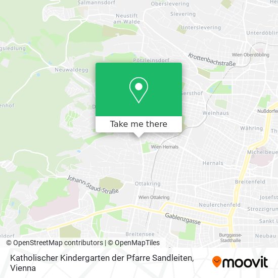 Katholischer Kindergarten der Pfarre Sandleiten map