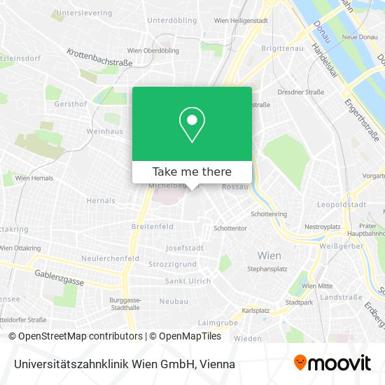 Universitätszahnklinik Wien GmbH map