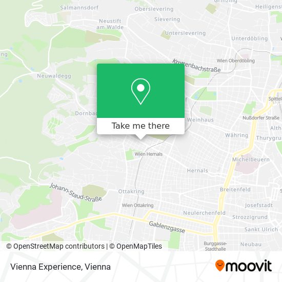 Vienna Experience map