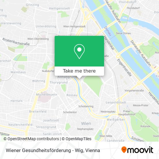 Wiener Gesundheitsförderung - Wig map