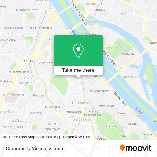 Community Vienna map