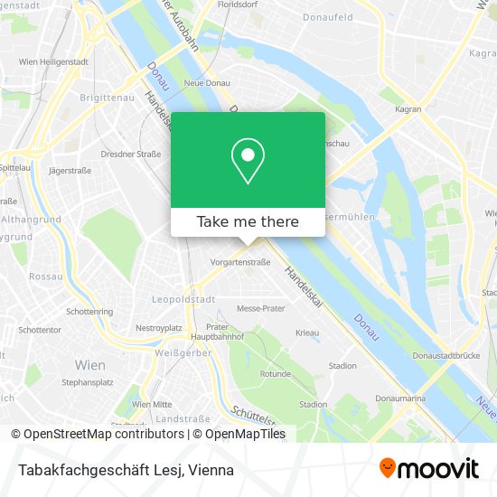 Tabakfachgeschäft Lesj map