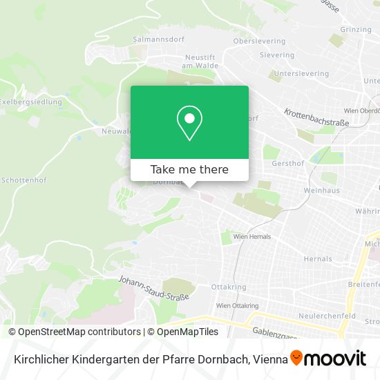 Kirchlicher Kindergarten der Pfarre Dornbach map