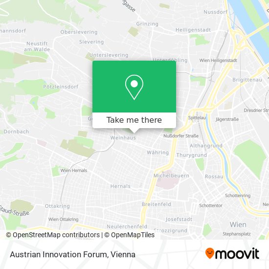 Austrian Innovation Forum map