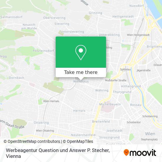 Werbeagentur Question und Answer P. Stecher map