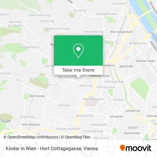 Kinder in Wien - Hort Cottagegasse map