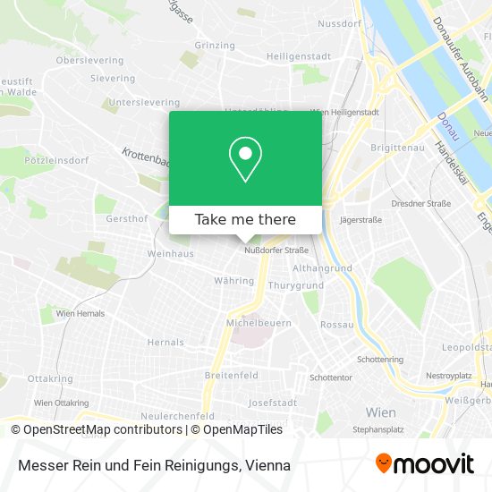 Messer Rein und Fein Reinigungs map