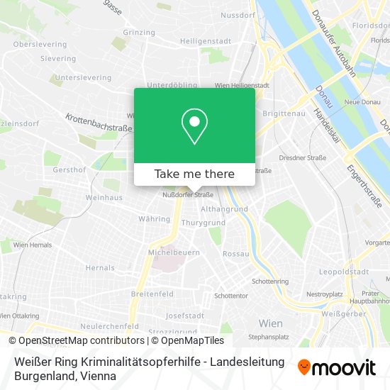 Weißer Ring Kriminalitätsopferhilfe - Landesleitung Burgenland map