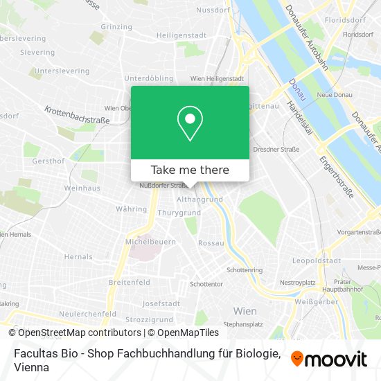 Facultas Bio - Shop Fachbuchhandlung für Biologie map