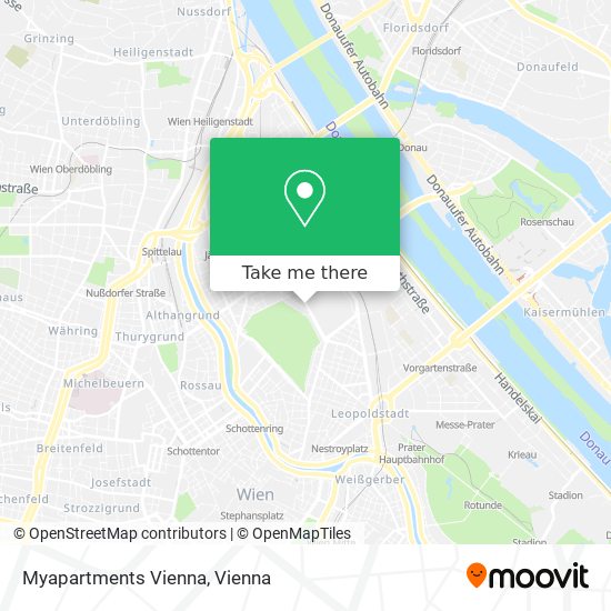 Myapartments Vienna map