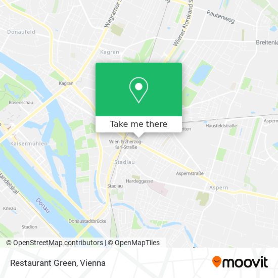 Restaurant Green map