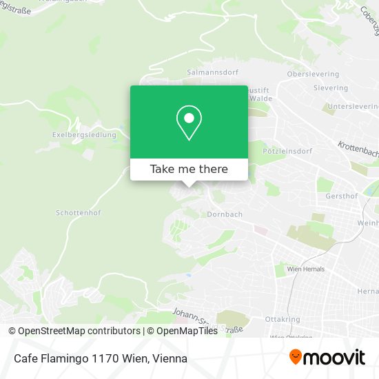 Cafe Flamingo 1170 Wien map