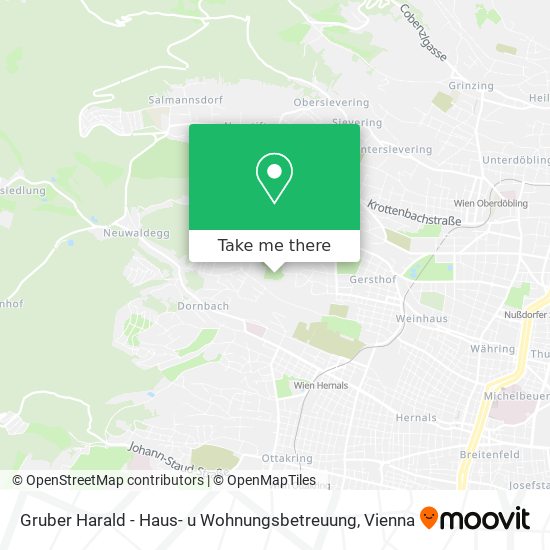 Gruber Harald - Haus- u Wohnungsbetreuung map