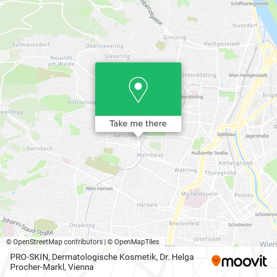 PRO-SKIN, Dermatologische Kosmetik, Dr. Helga Procher-Markl map