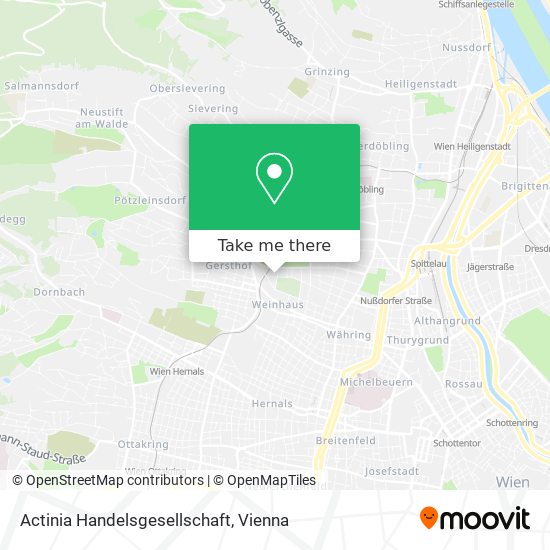 Actinia Handelsgesellschaft map