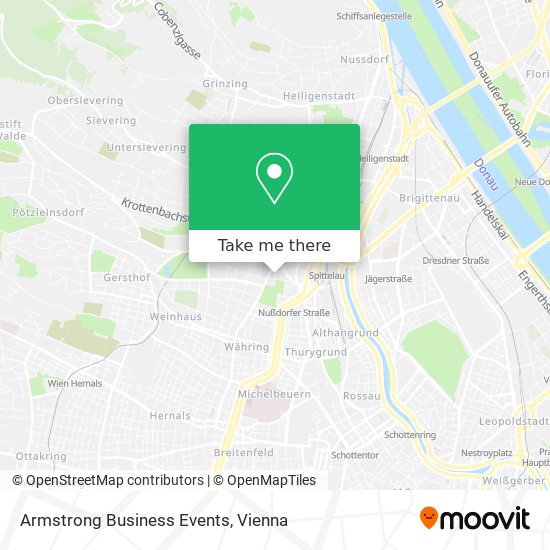 Armstrong Business Events map