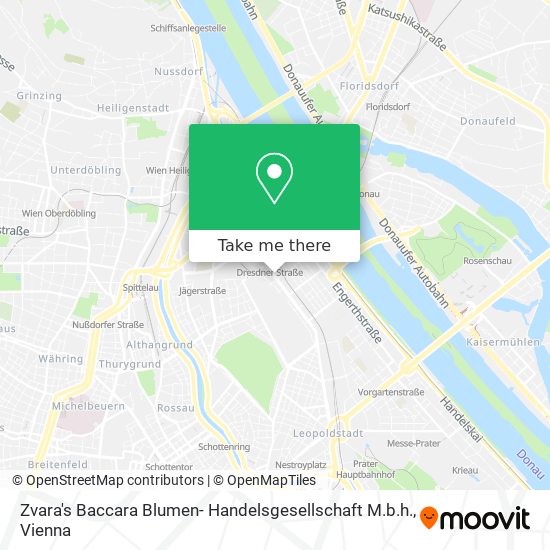 Zvara's Baccara Blumen- Handelsgesellschaft M.b.h. map