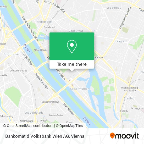 Bankomat d Volksbank Wien AG map